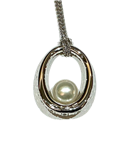 Pendente Mikimoto Donna Perle in Oro bianco Perla PCB20514BP - PCB20514BP